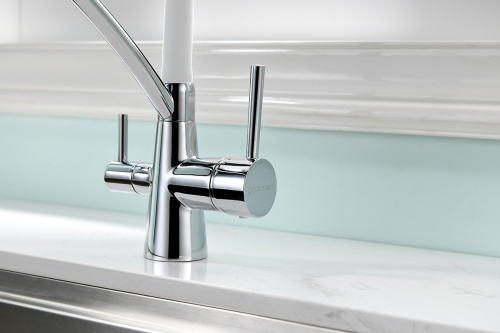 Смеситель для кухни Paulmark SIEGEN Si213111-CrW на мойку белый/хром - фото 3